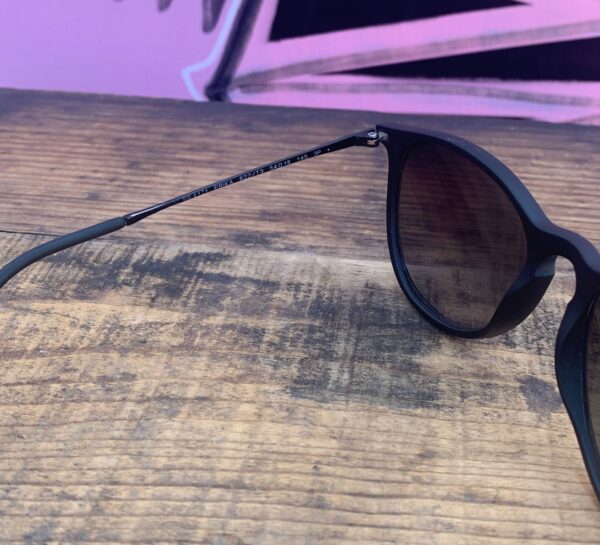 RAYBAN RB 4171 ERIKA MATTE BLACK SUNGLASSES