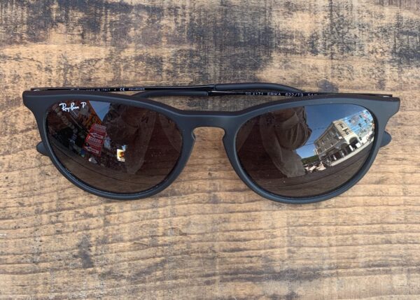 RAYBAN RB 4171 ERIKA MATTE BLACK SUNGLASSES