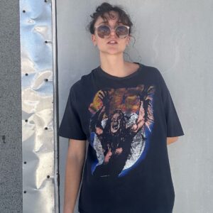 Photo detail:*AS-IS* KILLER! PERFECTLY FADED BOXY CUT OZZY OSBOURNE RULES 1984 WEREWOLF VINTAGE BAND GRAPHIC SINGLE STITCH GRAPHIC T-SHIRT