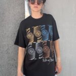 ROLLING STONES 1989 STEEL WHEELS NORTH AMERICAN TOUR SINGLE STITCH GRAPHIC T-SHIRT