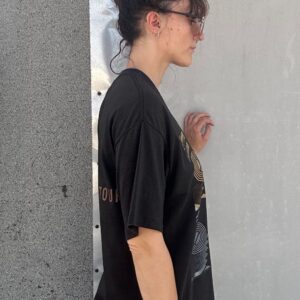 SPRING FORD CLASSIC SPORTSWEAR ROLLING STONES 1989 STEEL WHEELS NORTH AMERICAN TOUR SINGLE STITCH GRAPHIC T-SHIRT in BLACK, YELLOW, BLUE, SILVER, GOLD