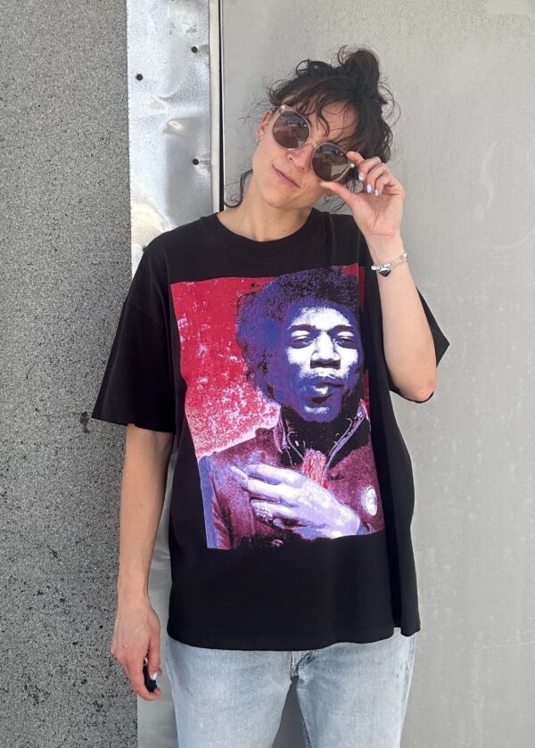 1990S JIMI HENDRIX PORTRAIT GRAPHIC SINGLE STITCHED T-SHIRT OVERSIZED BOXY FIT