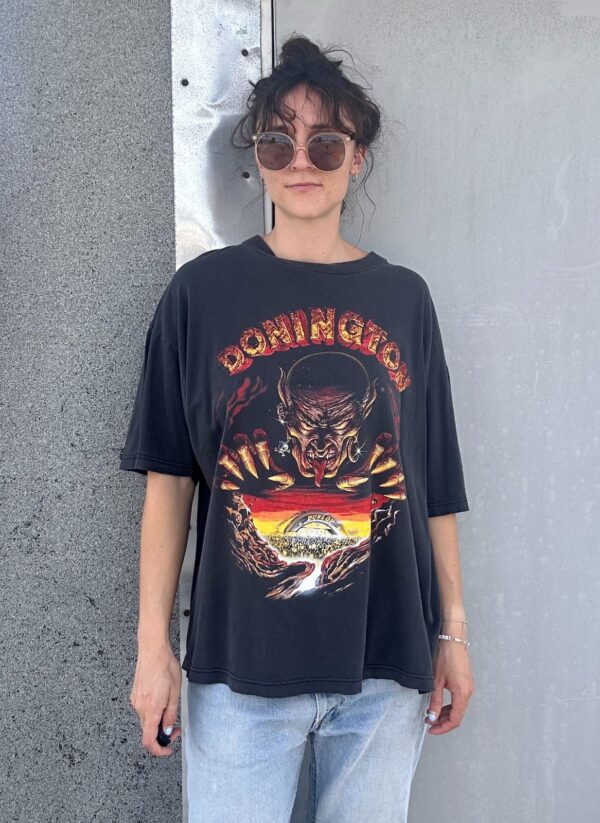 DONINGTON MONSTERS OF ROCK MUSIC FESTIVAL AUGUST 1996 TOUR GRAPHIC COTTON T-SHIRT