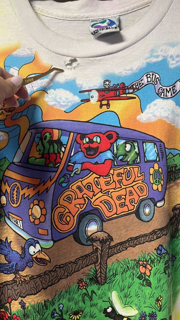 *AS-IS* RAD! GRATEFUL DEAD 1994 SUMMER TOUR TIE-DYE SINGLE STITCH GRAPHIC T-SHIRT