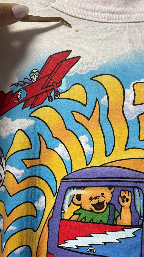 *AS-IS* RAD! GRATEFUL DEAD 1994 SUMMER TOUR TIE-DYE SINGLE STITCH GRAPHIC T-SHIRT