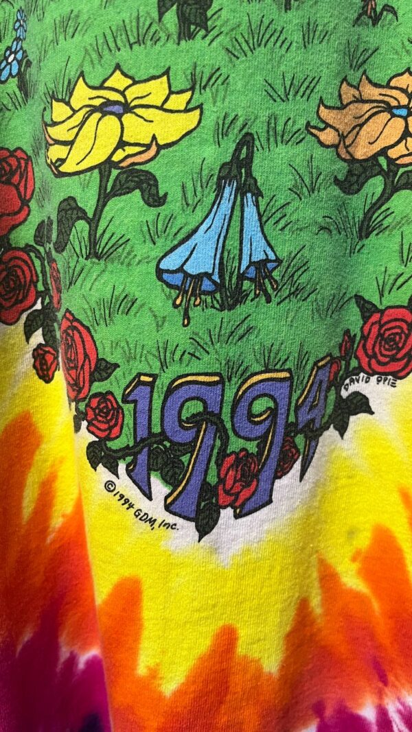 *AS-IS* RAD! GRATEFUL DEAD 1994 SUMMER TOUR TIE-DYE SINGLE STITCH GRAPHIC T-SHIRT
