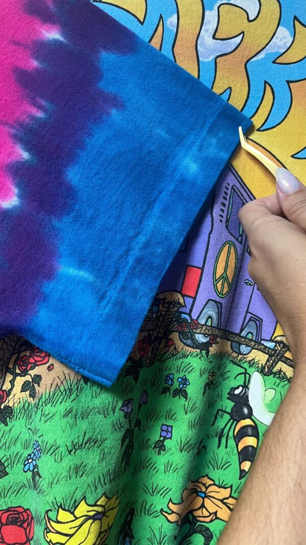 *AS-IS* RAD! GRATEFUL DEAD 1994 SUMMER TOUR TIE-DYE SINGLE STITCH GRAPHIC T-SHIRT