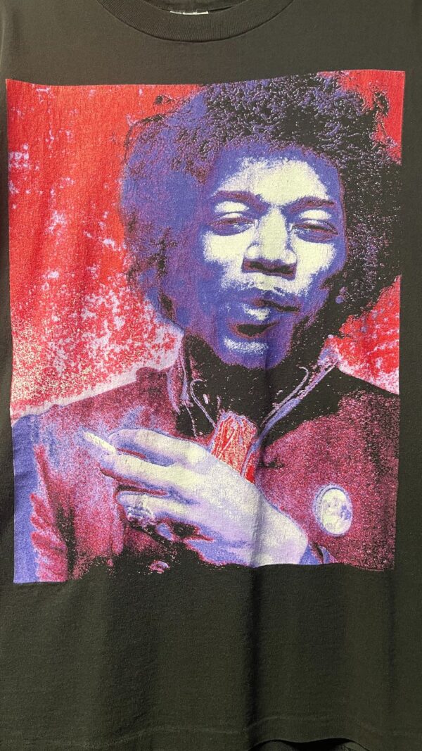1990S JIMI HENDRIX PORTRAIT GRAPHIC SINGLE STITCHED T-SHIRT OVERSIZED BOXY FIT