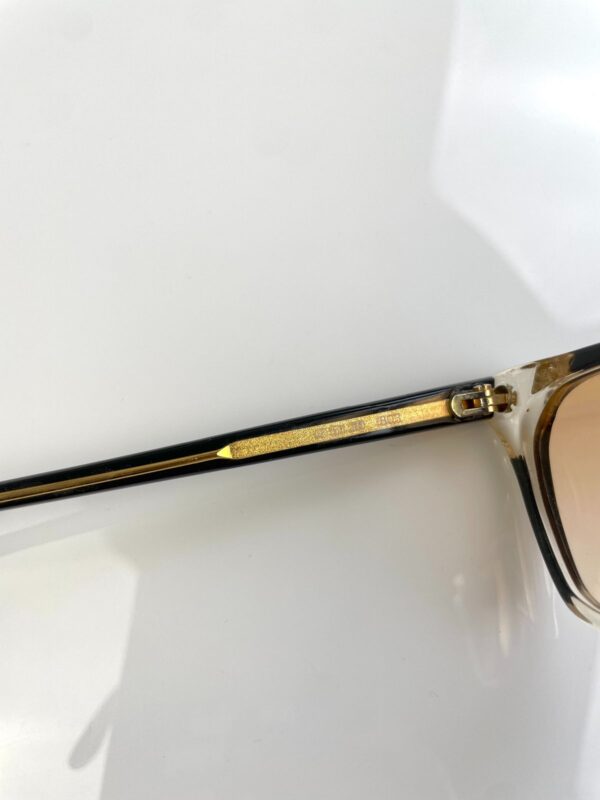 RAD! 1970S-80S MADE IN ITALY CUSTOM OMBRE TINTED DEADSTOCK GUCCI CAT EYE STYLE SUNGLASSES