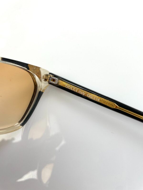 RAD! 1970S-80S MADE IN ITALY CUSTOM OMBRE TINTED DEADSTOCK GUCCI CAT EYE STYLE SUNGLASSES