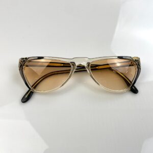 Photo detail:RAD! 1970S MADE IN ITALY CUSTOM OMBRE TINTED DEADSTOCK GUCCI CAT EYE STYLE SUNGLASSES