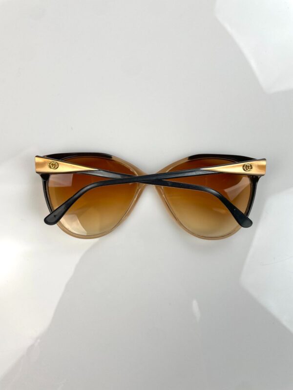 STUNNING! 1970S-80S MADE IN ITALY CUSTOM OMBRE TINTED DEADSTOCK GUCCI SUNGLASSES