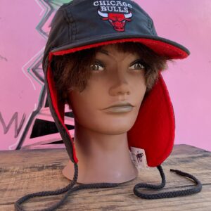 Photo detail:RAD! 1990S EMBROIDERED CHICAGO BULLS NYLON FLEECE LINED HAT