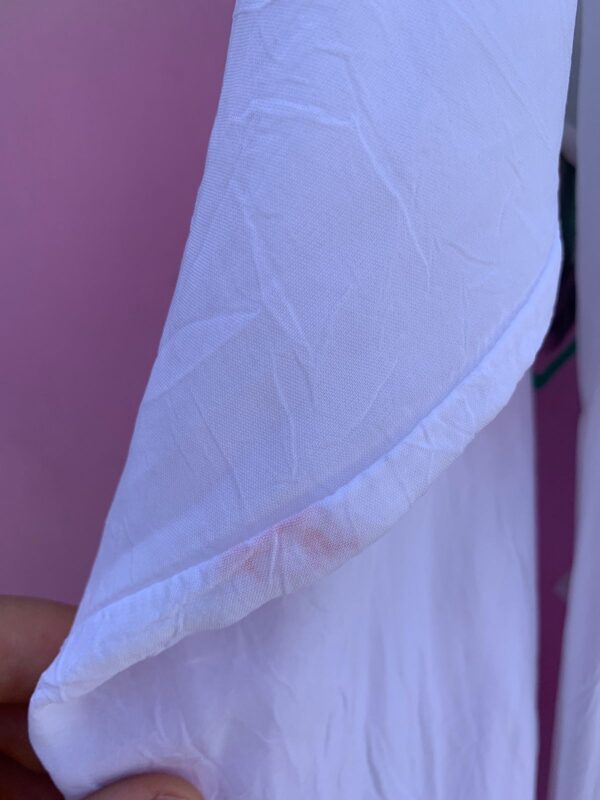 SHEER PAPER THIN EMBROIDERED RAYON TUNIC
