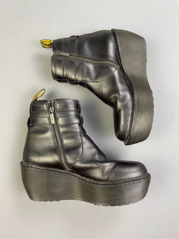 SIC! PLATFORM DOC MARTEN WEDGE BOOTS