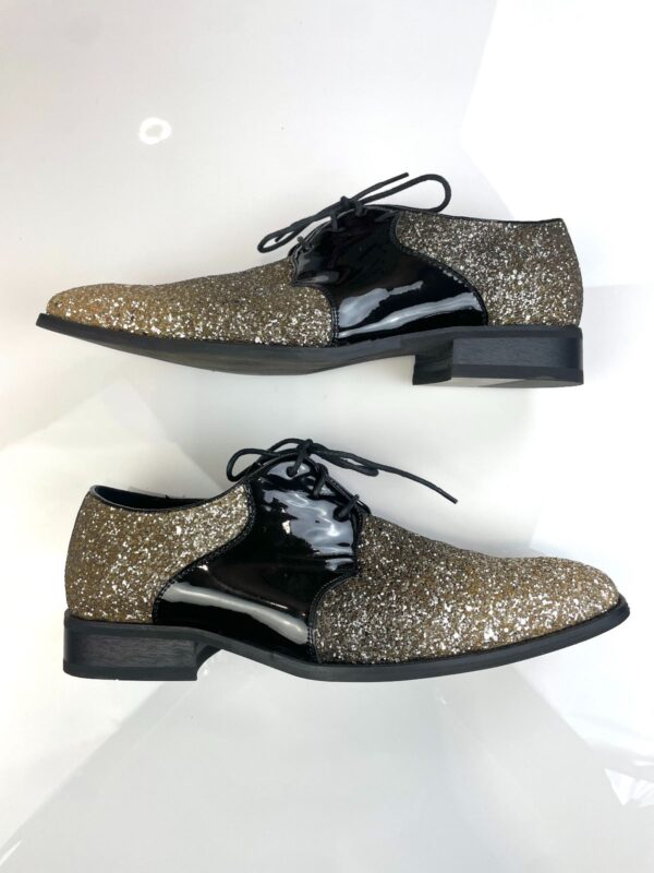 COOL! OMBRE GLITTER PATENT LEATHER OXFORD DRESS SHOES
