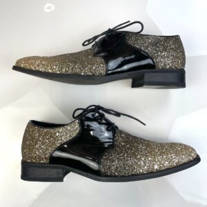 Photo detail:COOL! OMBRE GLITTER PATENT LEATHER OXFORD DRESS SHOES