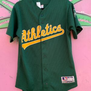Photo detail:1990S LITTLE LEAGUE ATHLETICS BASEBALL JERSEY