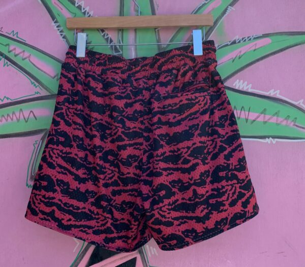 FUN! WILD PRINT MESH JERSEY ATHLETIC SHORTS