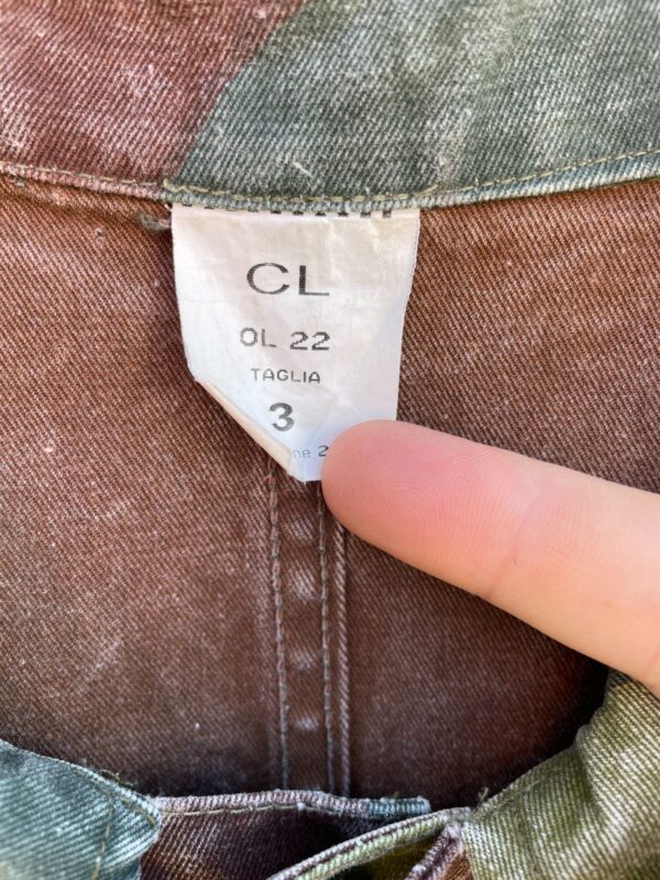 *AS-IS* FADED DARK CLOUD CAMO COVERALL SHORTS *CUT!