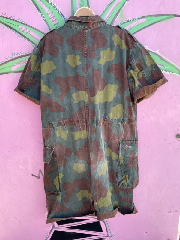 *AS-IS* FADED DARK CLOUD CAMO COVERALL SHORTS *CUT!