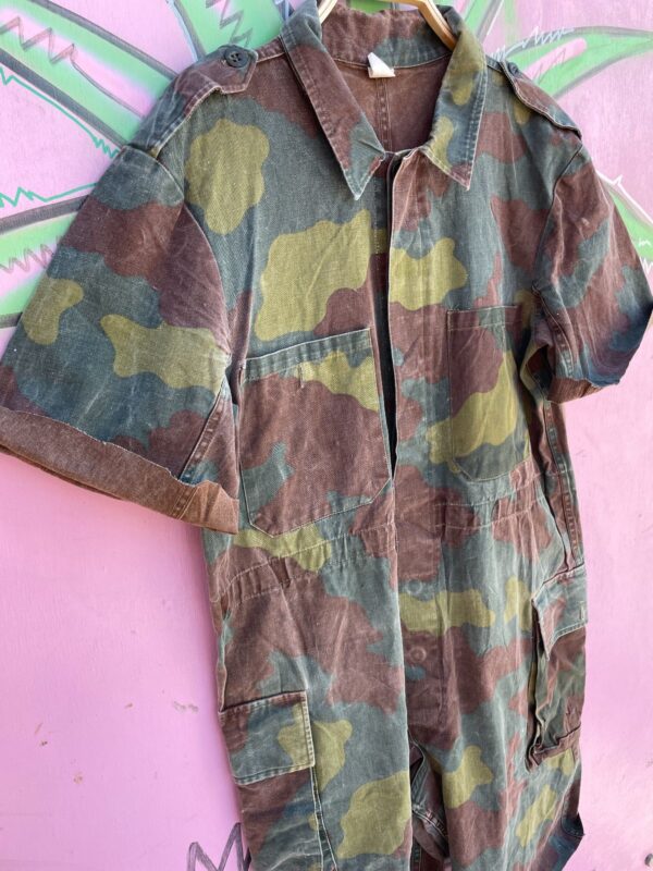 *AS-IS* FADED DARK CLOUD CAMO COVERALL SHORTS *CUT!