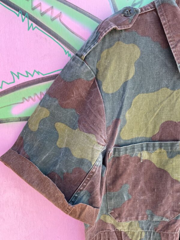 *AS-IS* FADED DARK CLOUD CAMO COVERALL SHORTS *CUT!