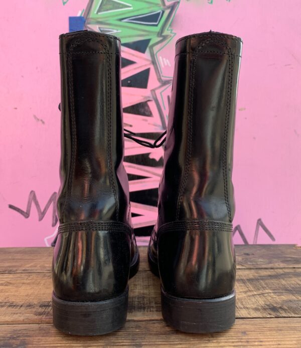 LEATHER LACE UP PARATROOPER BOOTS W/ BOX