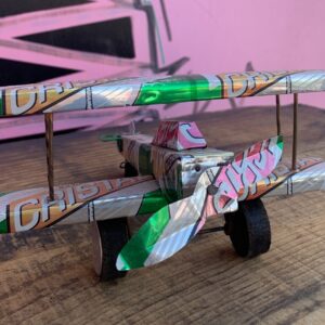 Photo detail:METAL BEER CAN TOY AIRPLANE