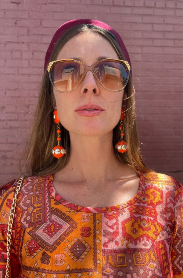 STUNNING! 1970S-80S MADE IN ITALY CUSTOM OMBRE TINTED DEADSTOCK GUCCI SUNGLASSES