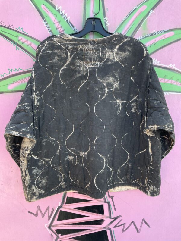 COOL! PAINTED QUILTED COTTON BLEND FIREMANS COAT LINER JACKET