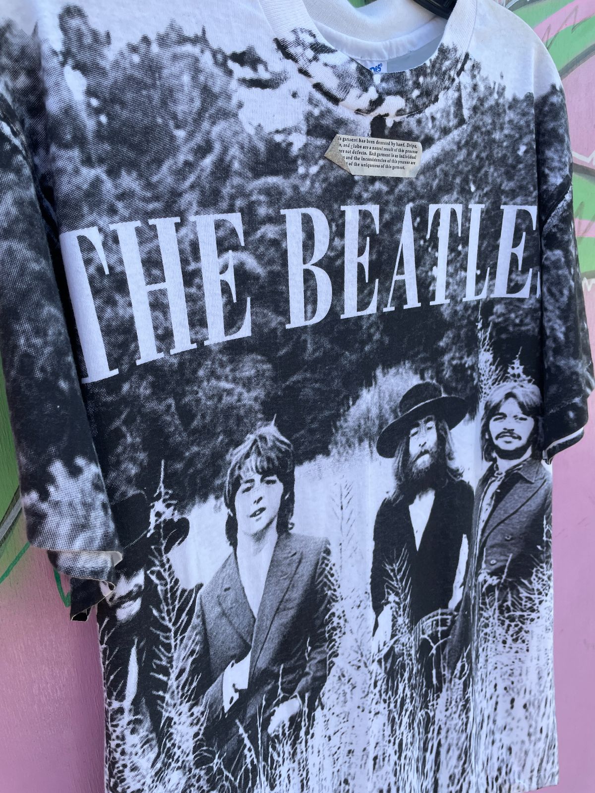 DEADSTOCK BEATLES IN THE FIELD ALL OVER PRINT T-SHIRT NWT