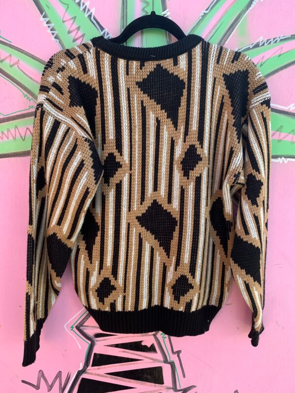 *AS-IS* NICE! RETRO AZTEC DESIGN KNIT SWEATER