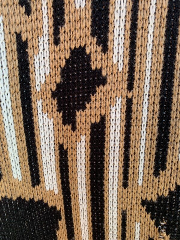 *AS-IS* NICE! RETRO AZTEC DESIGN KNIT SWEATER