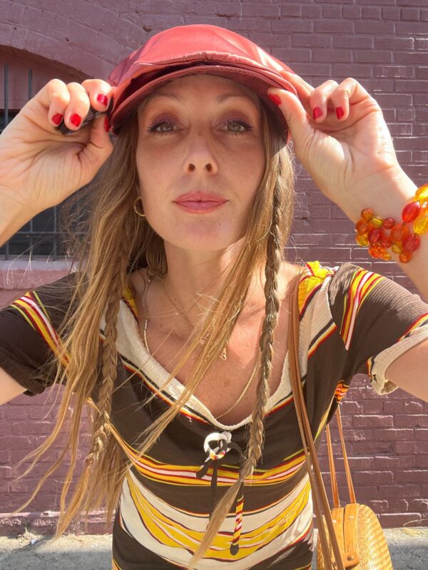 AMAZING!!!! UNION MADE ACETATE PAPER BOY CAP