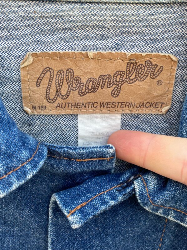 1980S TRUCKER FOUR POCKET WESTERN DENIM JACKET