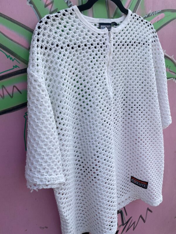 1990S 100% COTTON QUARTER NETTED TOP
