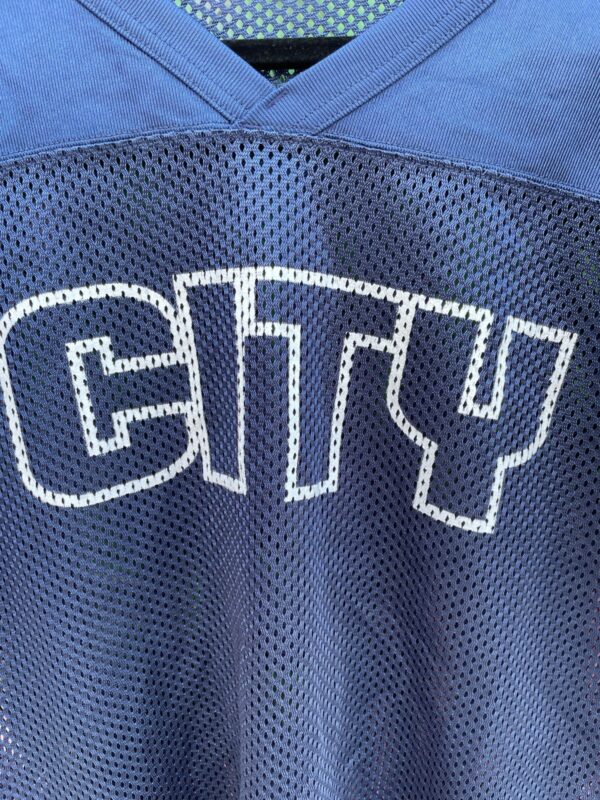 CITY PRINTED CROPPED MESH PRACTICE FOOTBALL JERSEY
