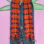 NWT 100% COTTON FUNKY PRINTED PATCHWORK & EMBROIDERED PANTS