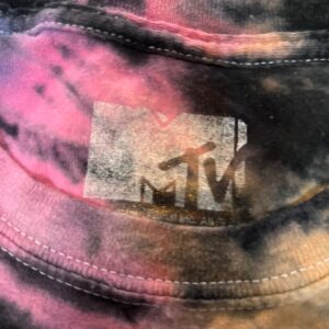 Photo detail:MTV GRAPHIC TIE-DYE T-SHIRT 100% COTTON