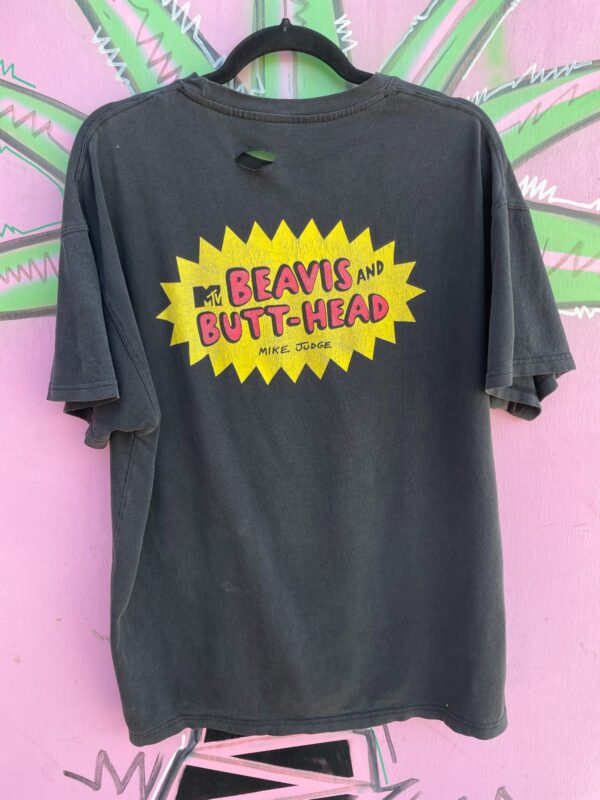 DISTRESSED BEAVIS AND BUTTHEAD GRAPHIC T-SHIRT