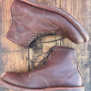 Photo detail:RARE! CHIPPEWA SOFT LEATHER LACE-UP WORK BOOTS, BILTRITE SOLE