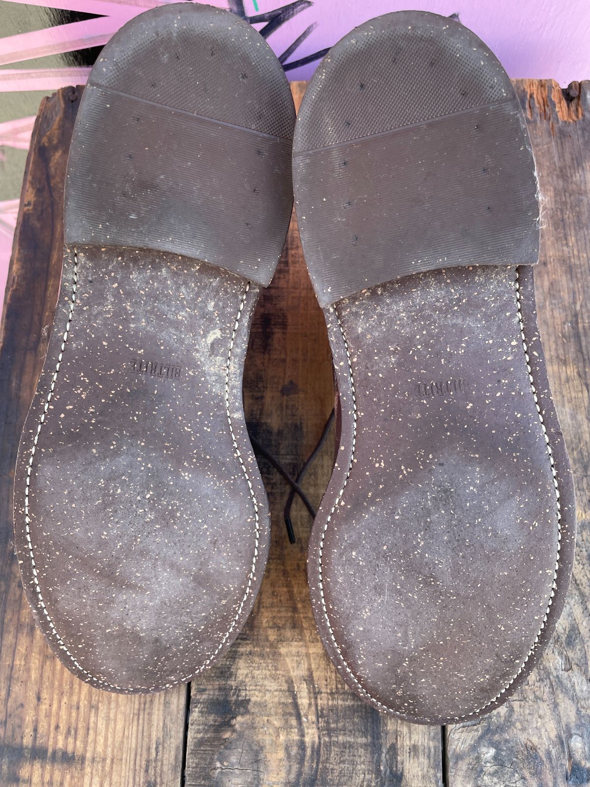 RARE! CHIPPEWA SOFT LEATHER LACE-UP WORK BOOTS, BILTRITE SOLE