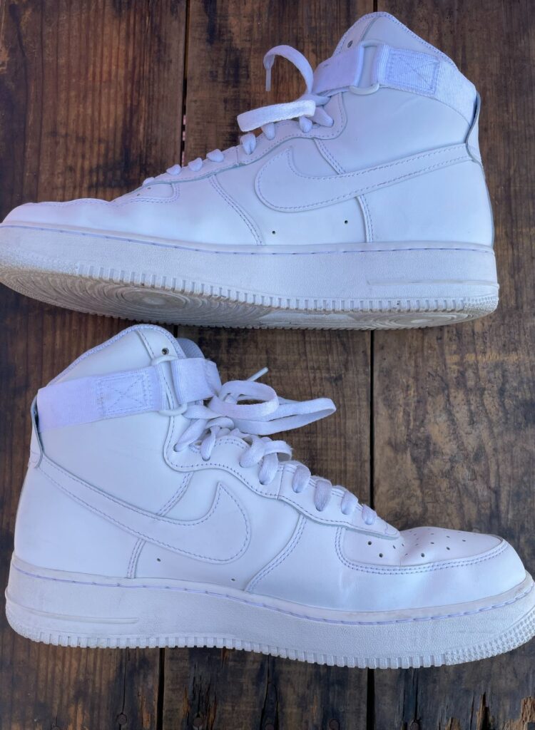 NIKE AIR FORCE ONE HIGH TOP HIGH WHITE CLASSIC RETRO SNEAKERS CW2290-111