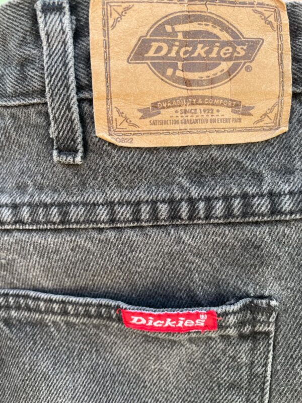 FADED DICKES DENIM JEAN SHORTS