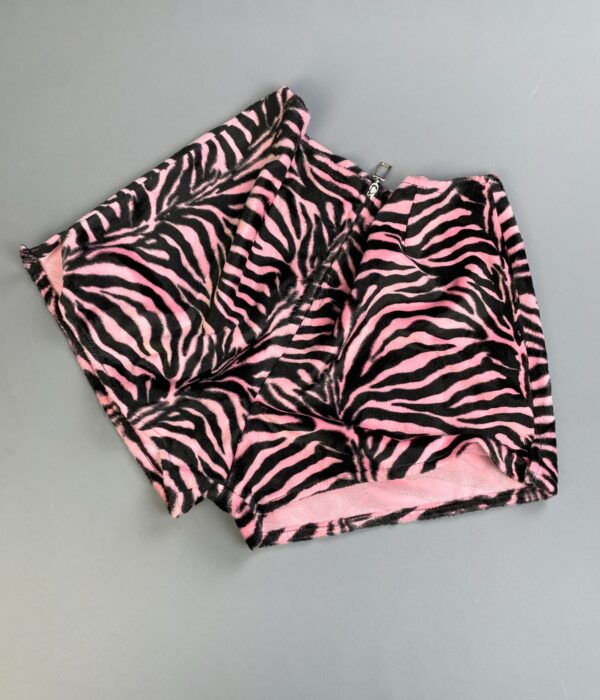 SO CUTE! 1980S-90S FUZZY ZEBRA PRINT HOT SHORTS #PUNK #ROCKNROLL