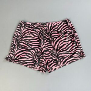 Photo detail:SO CUTE! 1980S-90S FUZZY ZEBRA PRINT HOT SHORTS #PUNK #ROCKNROLL
