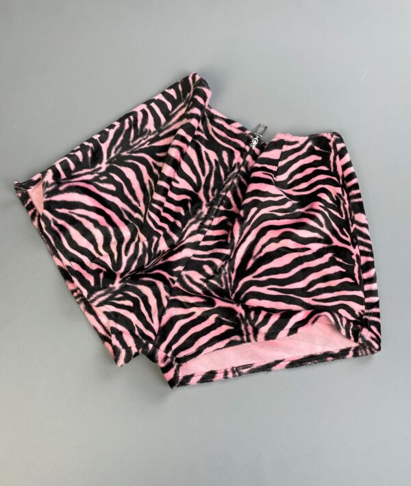 SO CUTE! 1980S-90S FUZZY ZEBRA PRINT HOT SHORTS #PUNK #ROCKNROLL