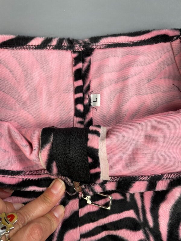 SO CUTE! 1980S-90S FUZZY ZEBRA PRINT HOT SHORTS #PUNK #ROCKNROLL