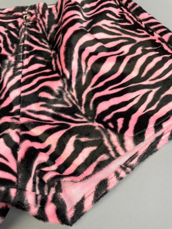 SO CUTE! 1980S-90S FUZZY ZEBRA PRINT HOT SHORTS #PUNK #ROCKNROLL